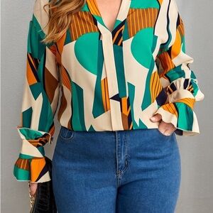Multicolor Chic Blouse